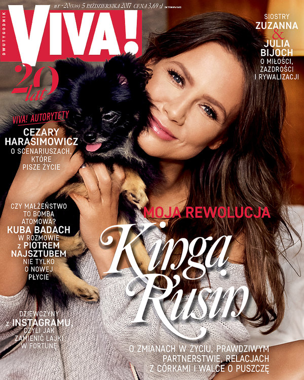 Kinga Rusin, VIVA! październik 2017, okładka