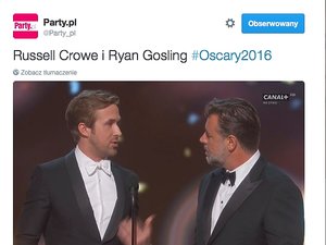 Russell Crowe i Ryan Gosling  Oscary 2016