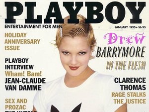 Drew Barrymore z króliczkiem