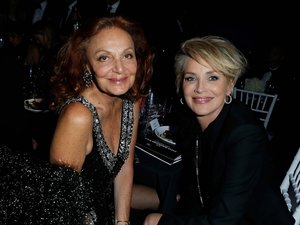 Diane von Furstenberg i Sharon Stone