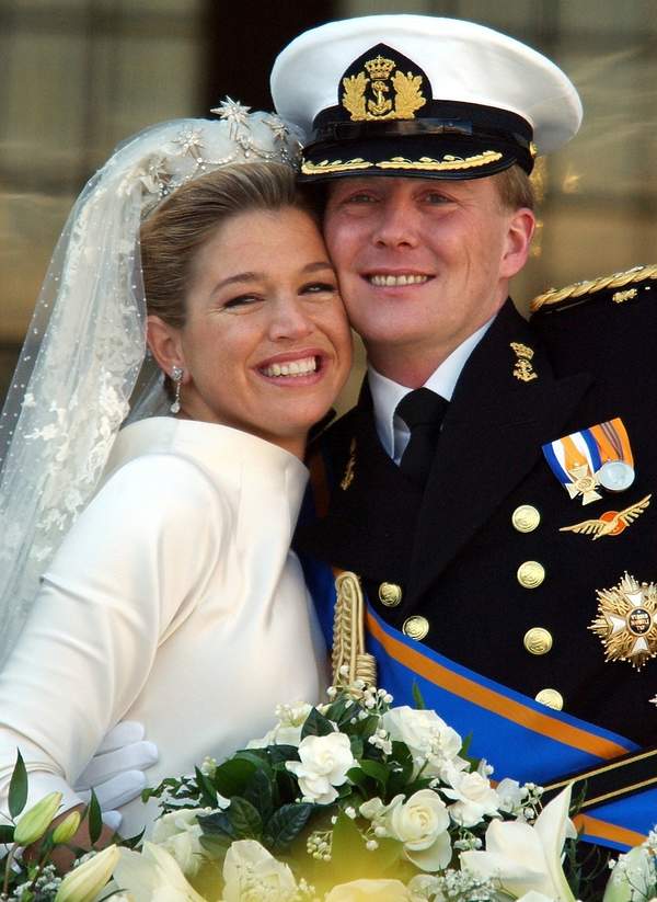 Księżna Maxima i król Wilhelm z Holandii, ślub