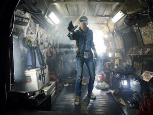 TYE SHERIDAN as Wade in Warner Bros. Pictures', Amblin Entertainment's and Village Roadshow Pictures' action adventure "READY PLAYER ONE," a Warner Bros. Pictures release.