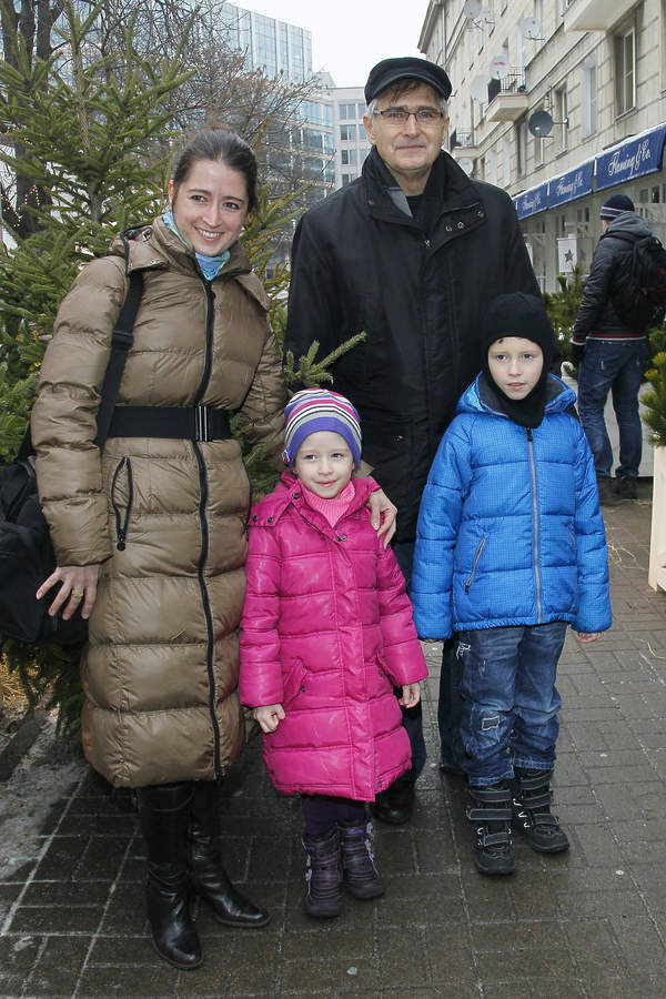 Zuzanna Moszyńska, Hanna Moszyńska, Adam Moszyński, Olgierd Łukaszewicz, grudzień 2012