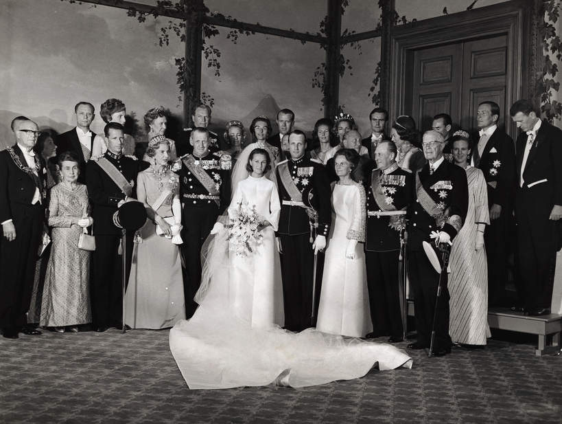 29.08.1968 ślub księcia Haralda i Sonji