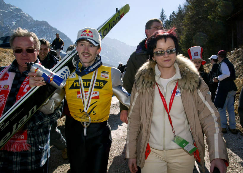 Adam Małysz, skoki narciarskie, Planica, Słowenia, 23.03.2003 rok