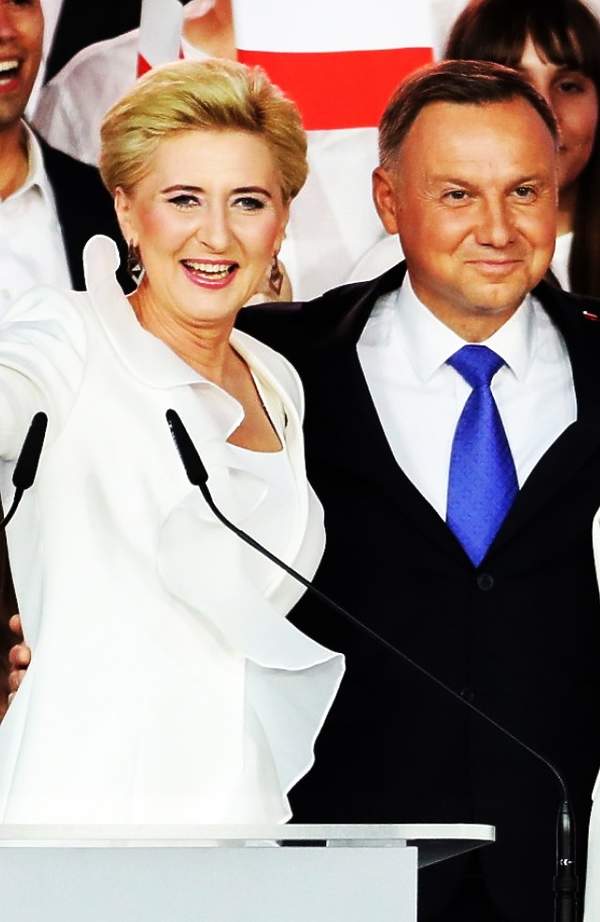 Agata Duda, Andrzej Duda,Kinga Duda, wybory 2020