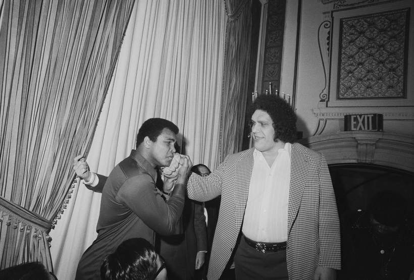 Andre the Giant i Muhammad Ali, 1976 rok