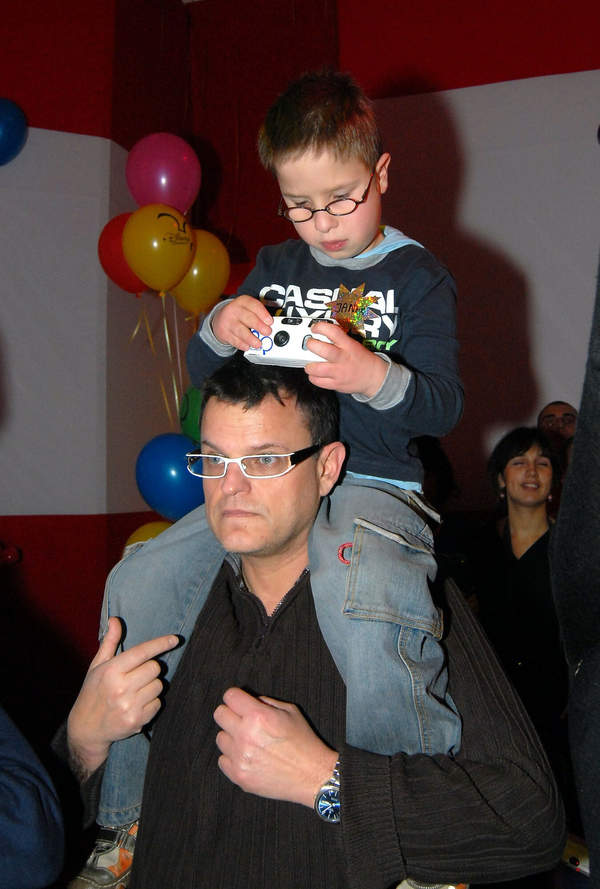 Andrzej Morozowski z synem, 2006 rok