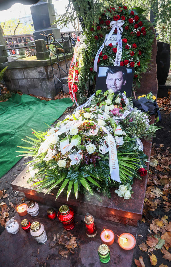 Andrzej Zaorski - pogrzeb, Warszawa, Powązki, 10.11.2021 rok