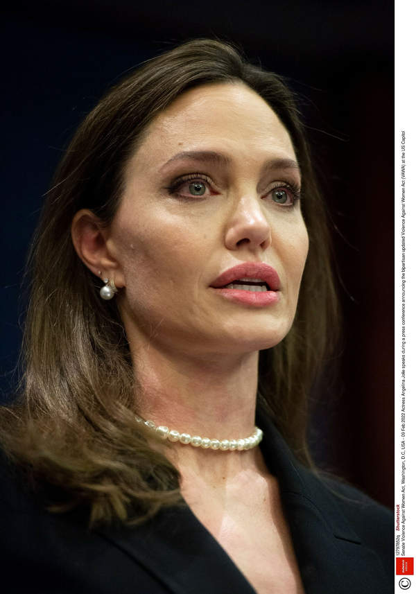 Angelina Jolie, Angelina Jolie przemawia na konferencji o przemocy wobec kobiet, 2022
