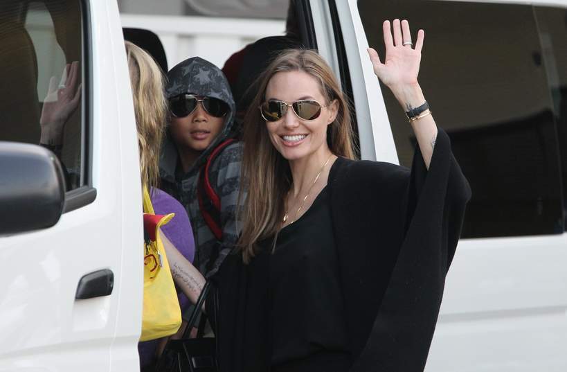 Angelina Jolie w Sydney, 2013 - zdjęcie archiwalne