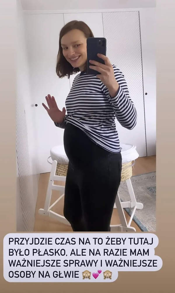 Ania Starmach brzuszek po ciąży instagram