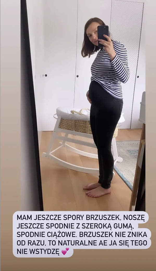 Ania Starmach brzuszek po ciąży jak wygląda