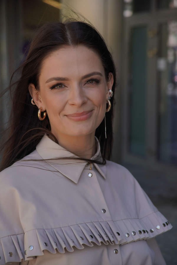 Anna Józefina Lubieniecka przed studiem DDTVN, Warszawa, 12.05.2021 rok