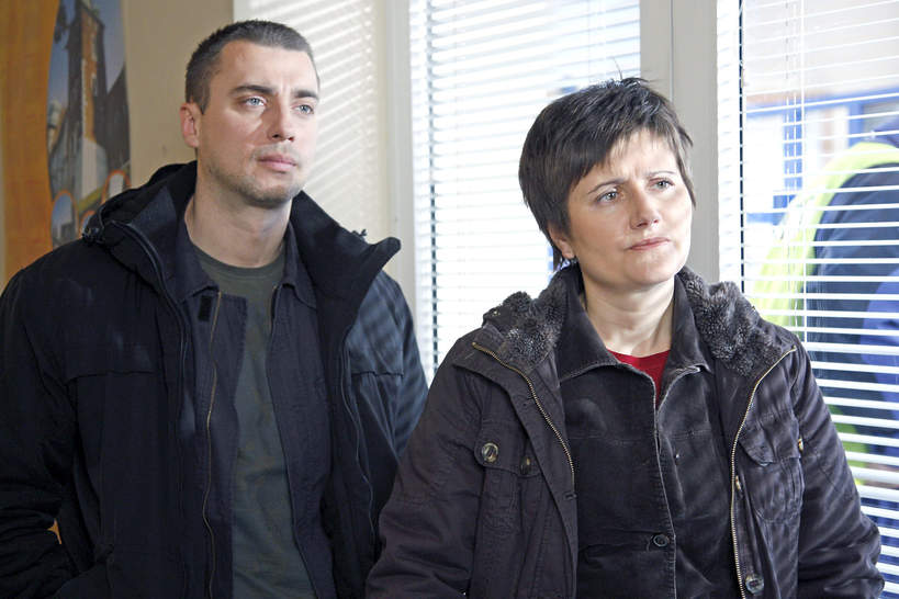 Anna Potaczek, Maciej Dębosz, plan serialu W 11 Wydział Śledczy. 7 sierpnia 2008