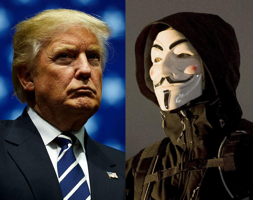 Anonymous, Donald Trump