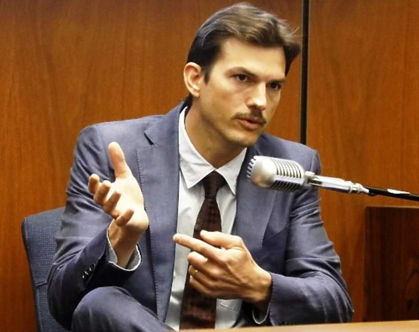 Ashton Kutcher zeznaje w sprawie seryjnego mordercy, 2019