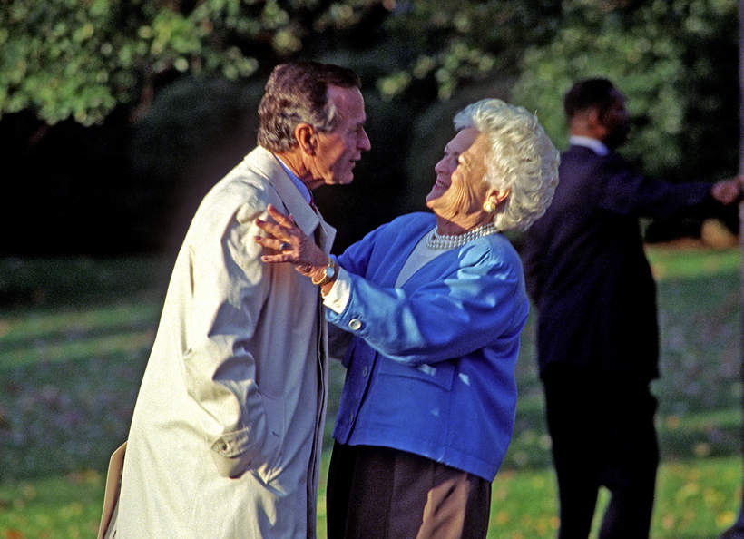 Barbara i George Bush historia miłości 