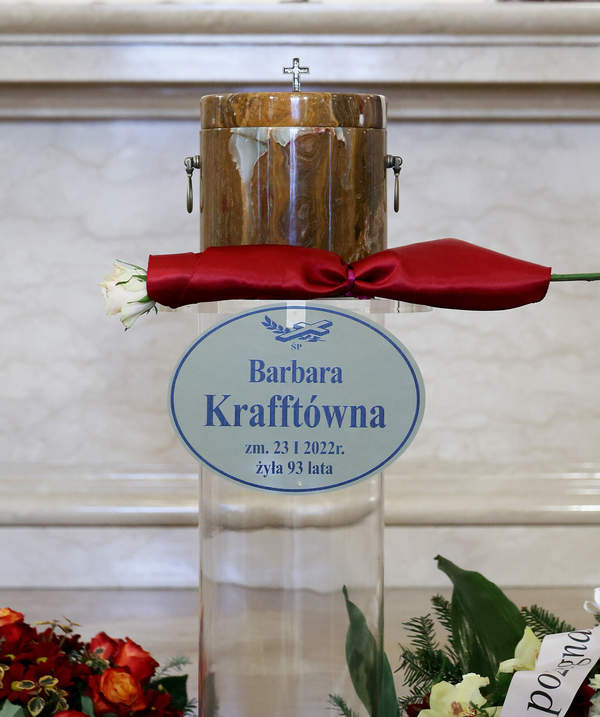 Barbra Krafftówna, Pogrzeb Barbary Krafftówny, 2022
