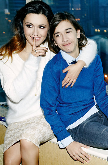 Beata Tadla z synem