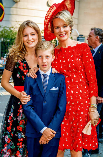 Belgijska rodzina królewska, księżniczka Elisabeth, królowa Matylda, książę Emmanuel