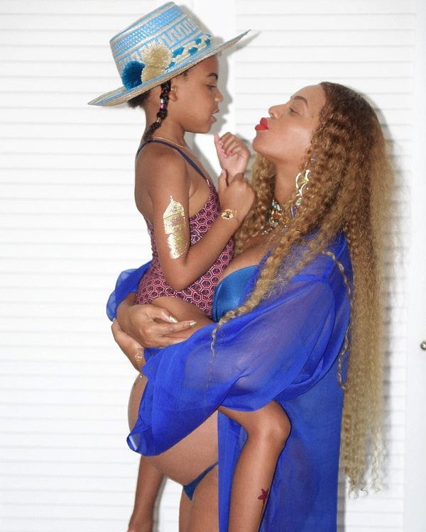 Beyonce z córką, Blue Ivy