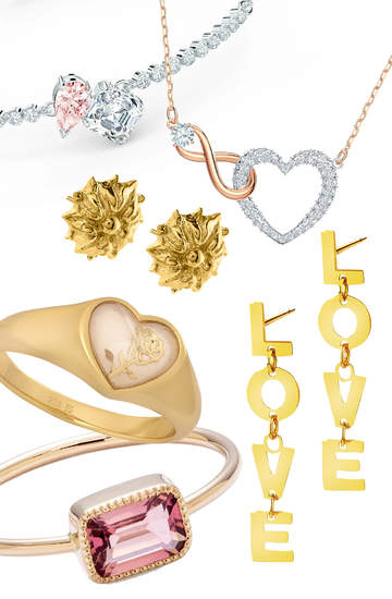 biżuteria na Walentynki 2021 złota i srebrna