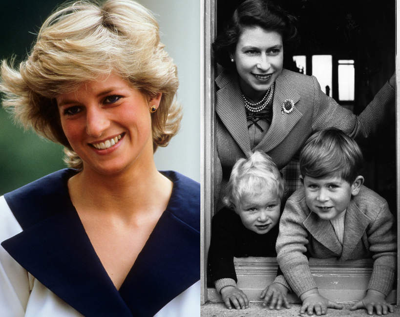 Brytyjska rodzina królewska - zdjęcia z dzieciństwa