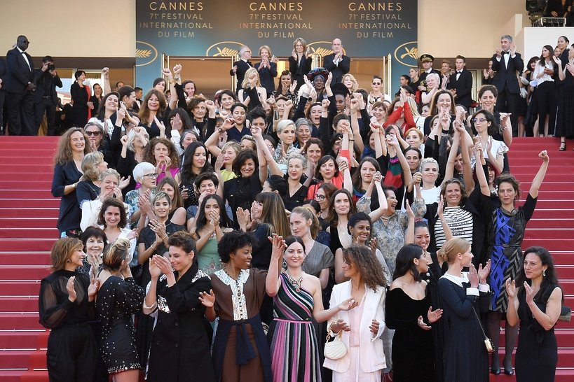 Cate Blanchett, protest kobiet w Cannes