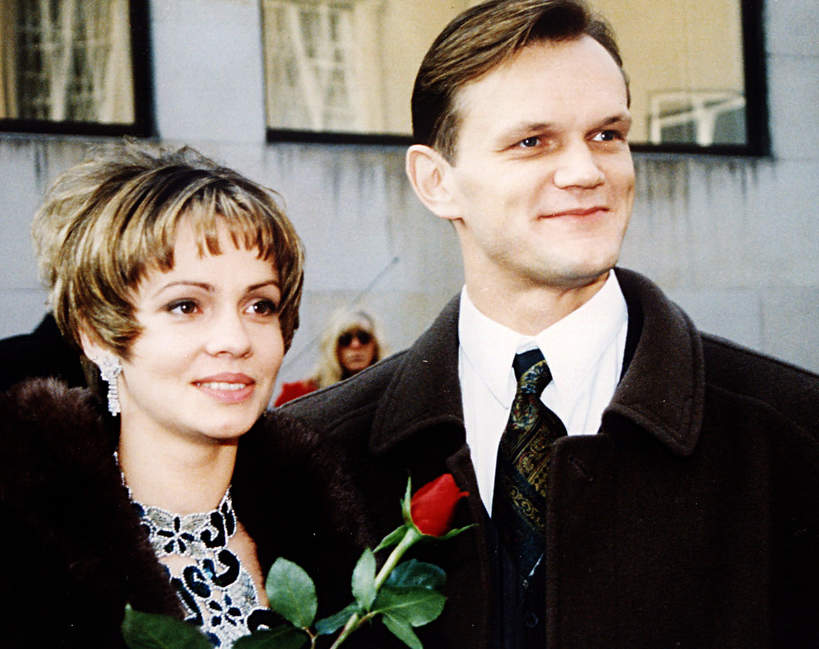 Cezary Pazura, Weronika Marczuk, ślub cywilny 1995