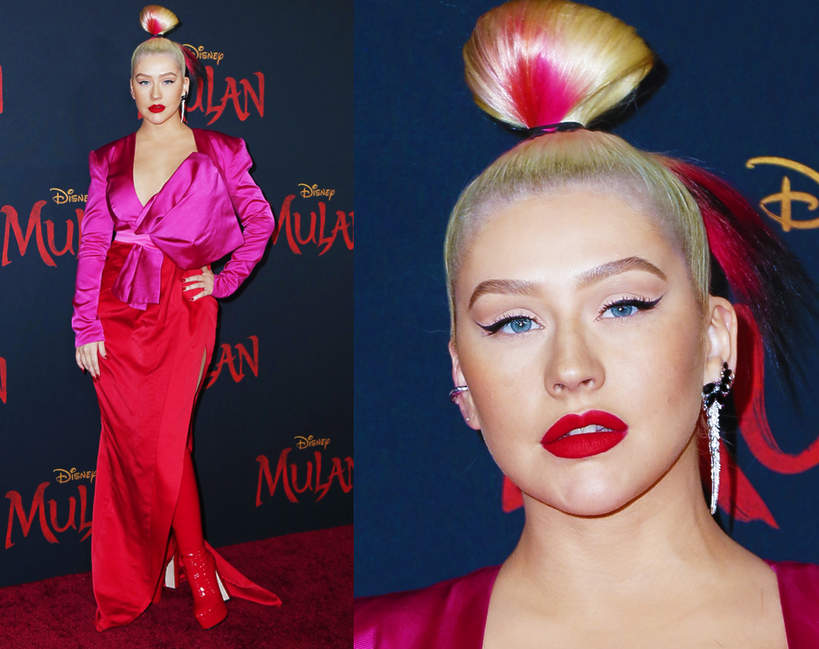 Christina Aguilera, premiera Mulan
