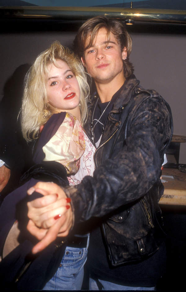 Christina Applegate, Brad Pitt, Amnesty International Event - 1988