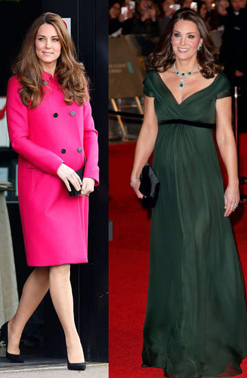 Ciążowe stylizacje księżnej Kate