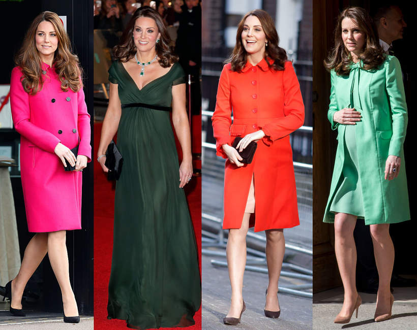 Ciążowe stylizacje księżnej Kate