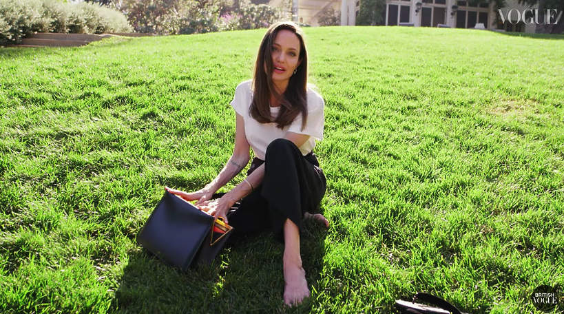 Co Angelina nosi w swojej torebce?
