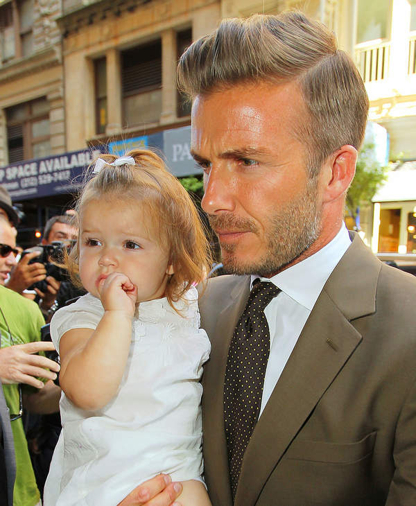 David Beckham, Harper Beckham, 2012