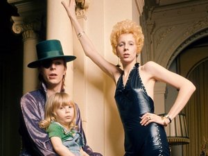 David Bowie i Angie Bowie z synem Zowie