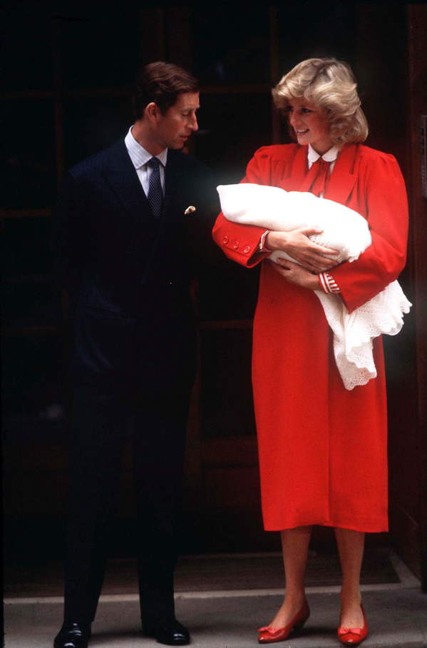 Diana, książę karol, książę harry, Londyn, 16.09.1984 rok