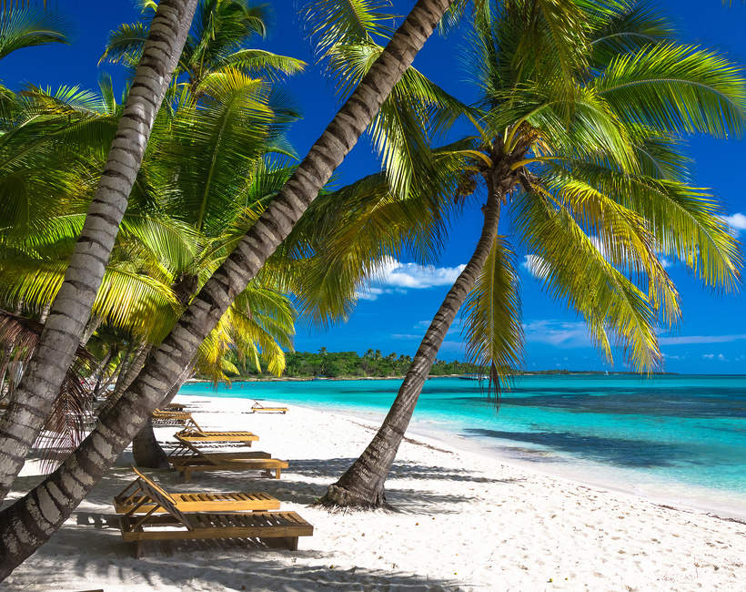 Dominikana relaks na plażu