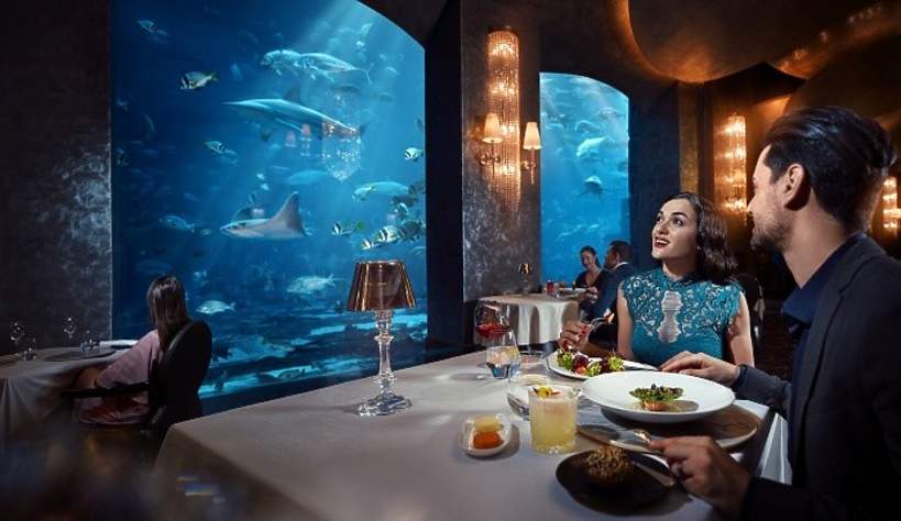 Dubaj: restauracja Ossiano