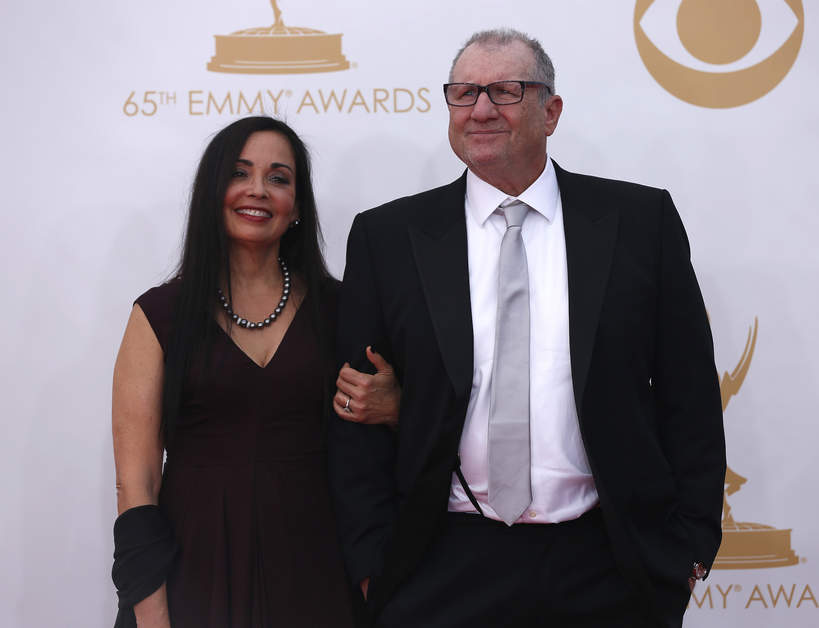  Ed O'Neill z żoną na 65 gali Primetime Emmy Awards, 2013 rok