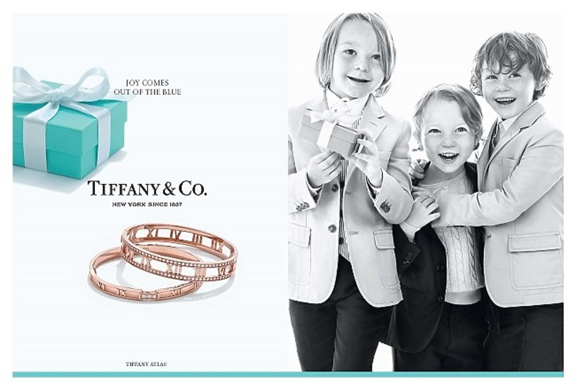 Elijah, Kieran i Braden Crothers w kampanii Tiffany