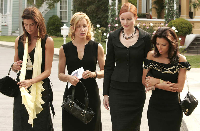 Eva Longoria, Felicity Huffman, Teri Hatcher i Marcia Cross w serialu Gotowe na Wszystko, 2005 