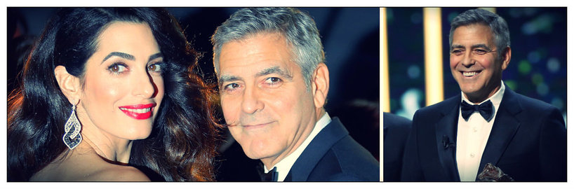 George i Amal Clooney Cezary 2017