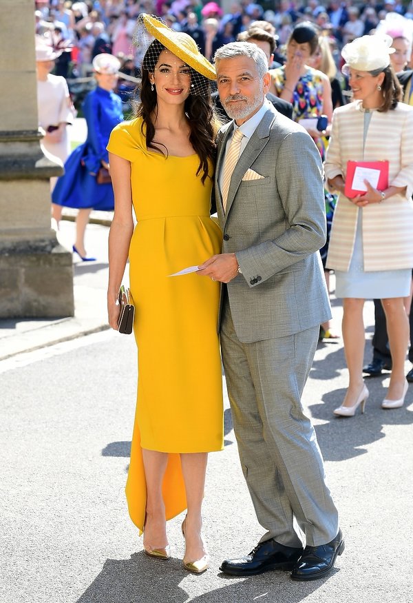 Goście na ślubie księcia Harry'ego i Meghan Markle: Amal Clooney i George Clooney