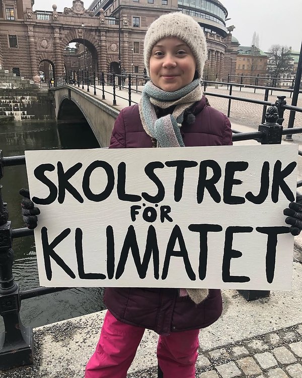Greta Thunberg, szesnastolatka nominowana do Nagrody Nobla