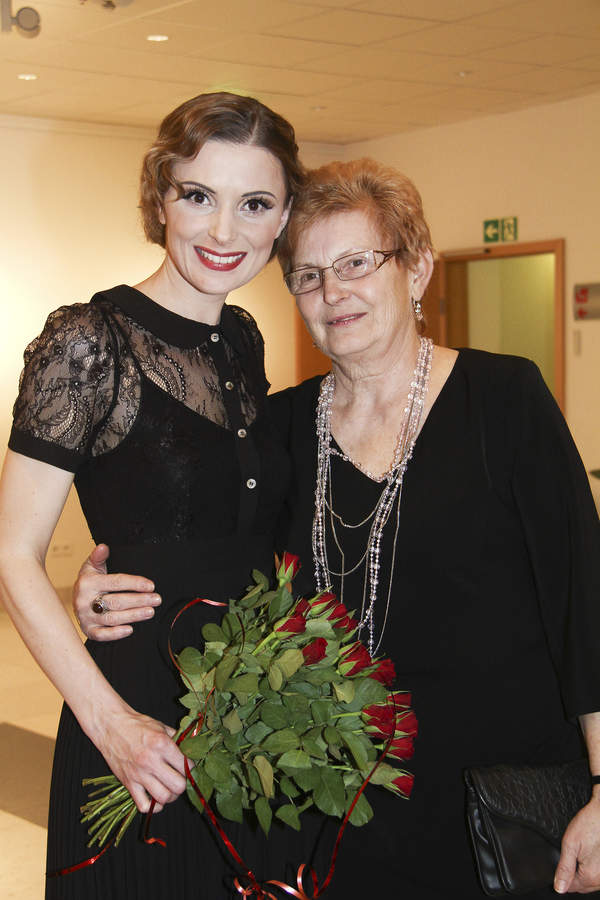 Halina Mlynkova z mamą