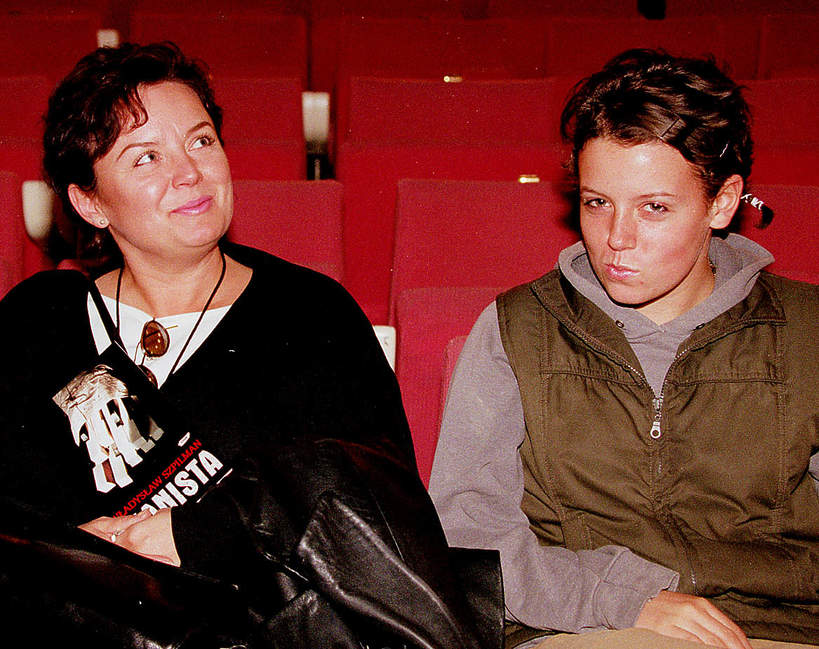 Hanna Banaszak, córka, Hanna Banaszak z córką Agatą, Teatr Wielki (23.09.2000)