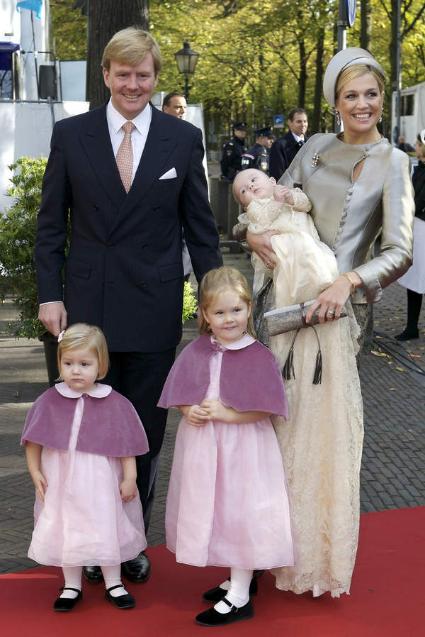Holenderska rodzina królewska, chrzciny