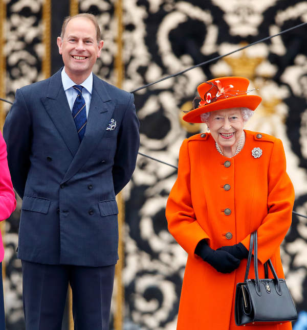hrabia Edward i królowa ELżbieta II